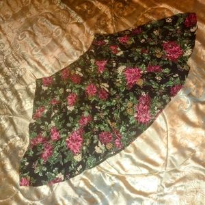 Billings Poinsettia Mini Skirt One Size